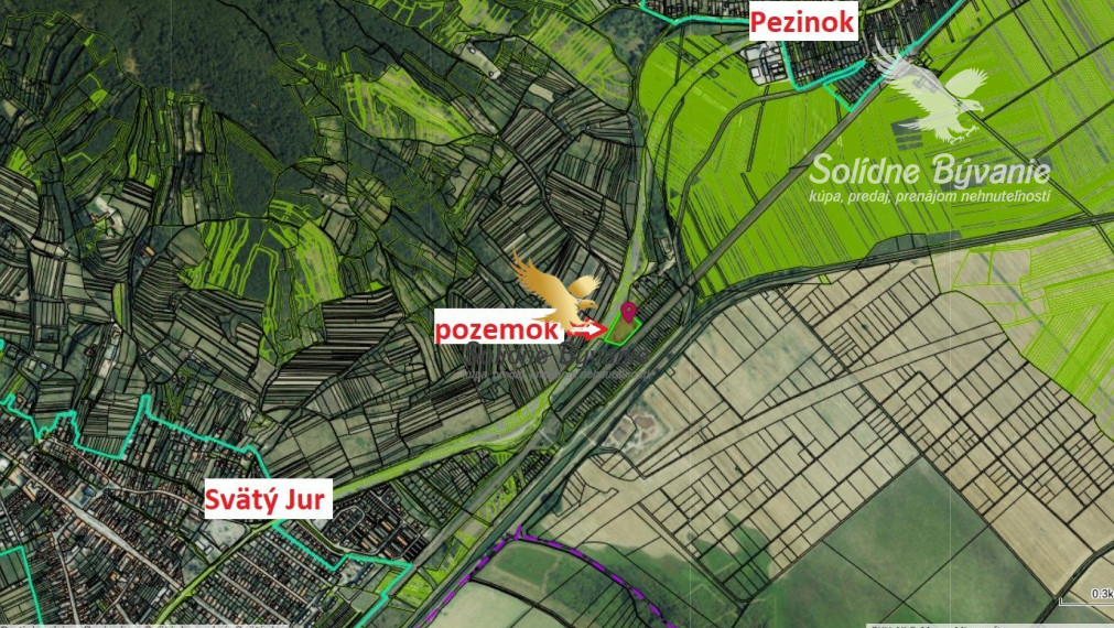 Na predaj rozsiahly pozemok 6867 m2