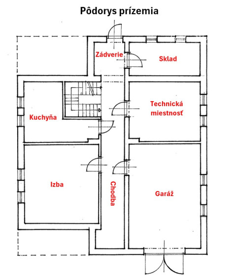 Na predaj 5-izbový rodinný dom s čiastočnou rekonštrukciou v Mostovej
