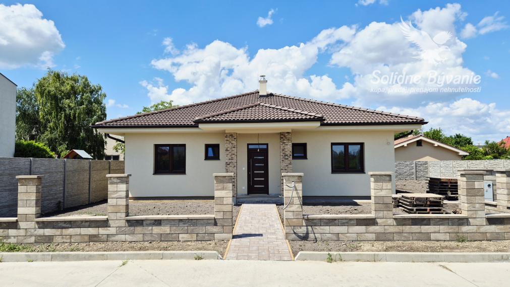 Na predaj 4-izbová novostavba rodinného domu, dokončenie Jún 2025