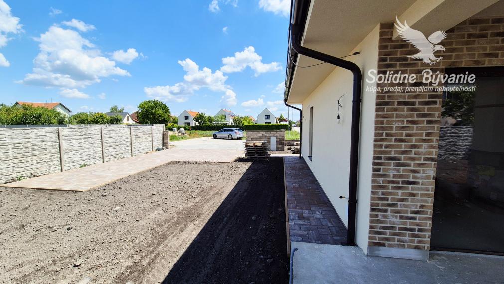 Na predaj 4-izbová novostavba rodinného domu, dokončenie Jún 2025