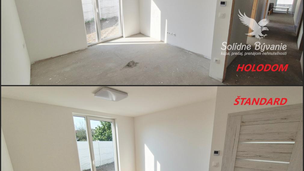 Na predaj 4-izbový rodinný dom, Novostavba, Trstice okres Galanta