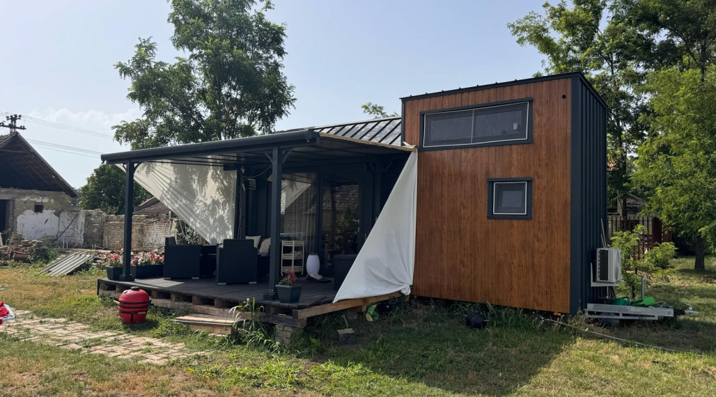 Mobilný domček s menším pozemkom na Liptove