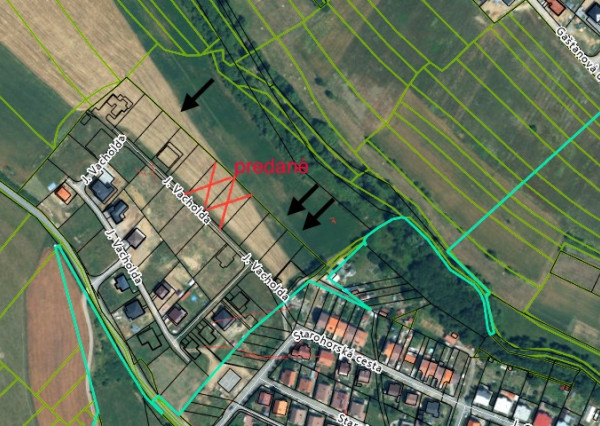 Predaj pozemkov s projektami aj samostatne pre stavebné povolenia v meste Krupina